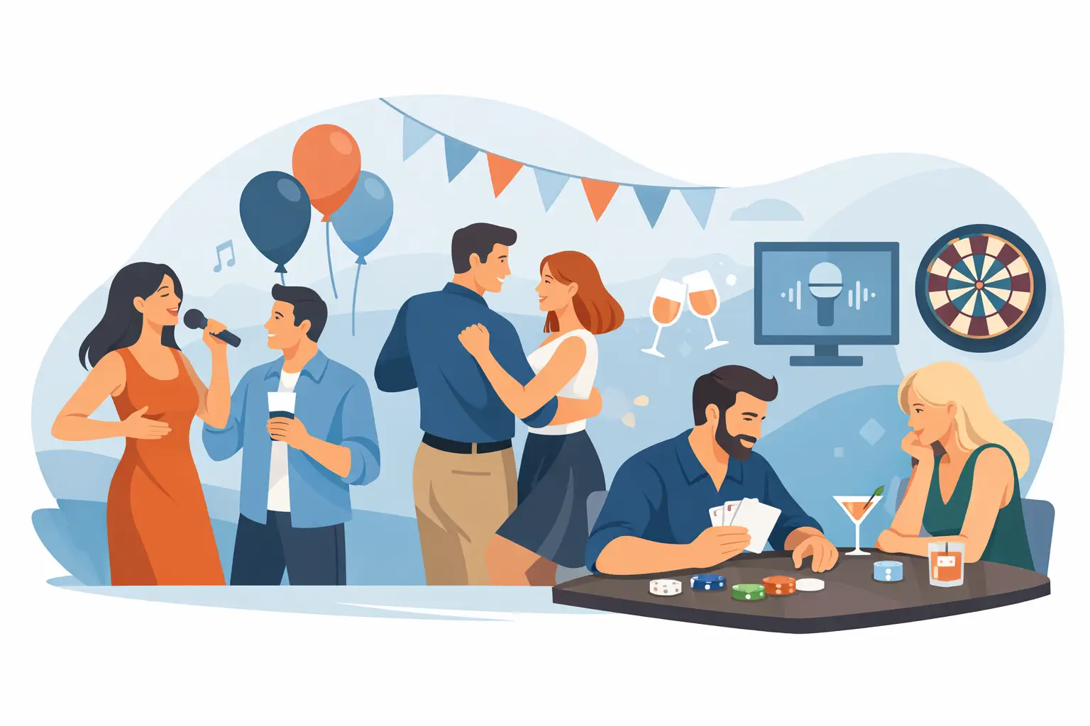 Qué actividades hacer en una celebración adulta